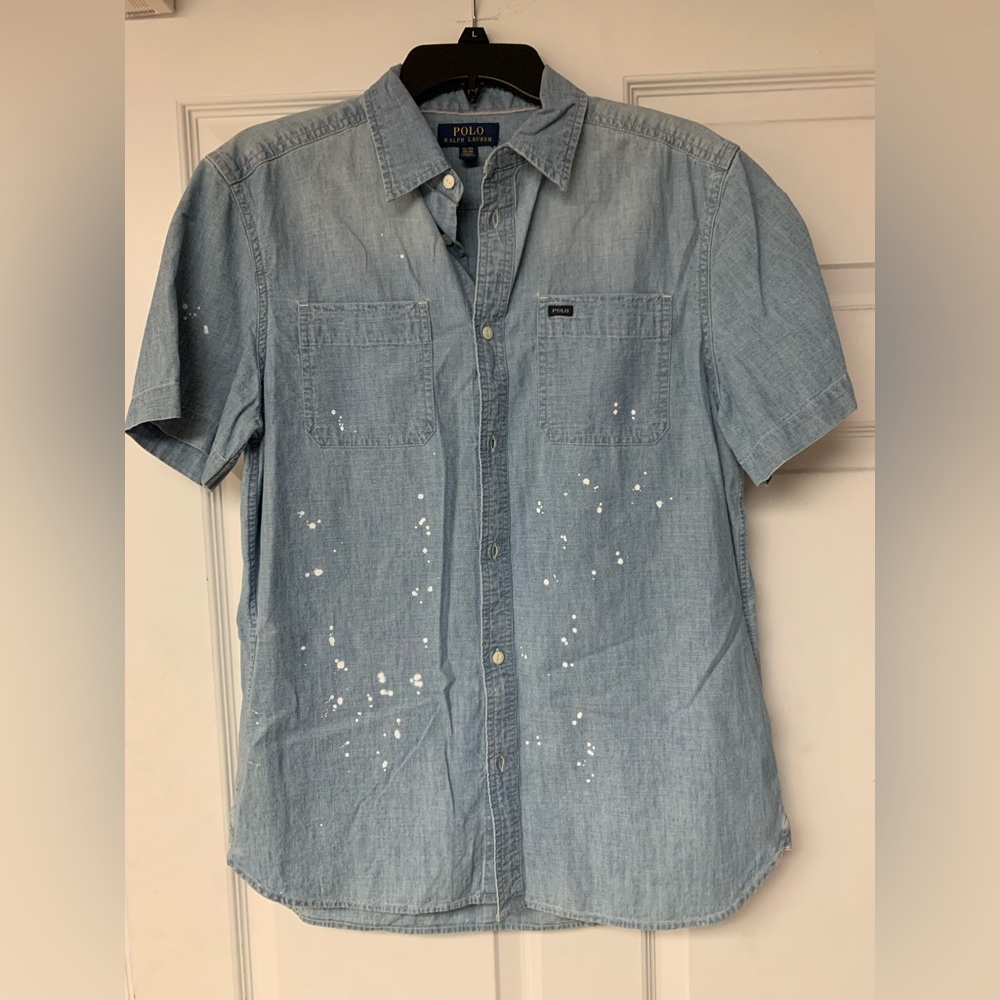 Ralph Lauren POLO boys denim button down shirt (Boys)